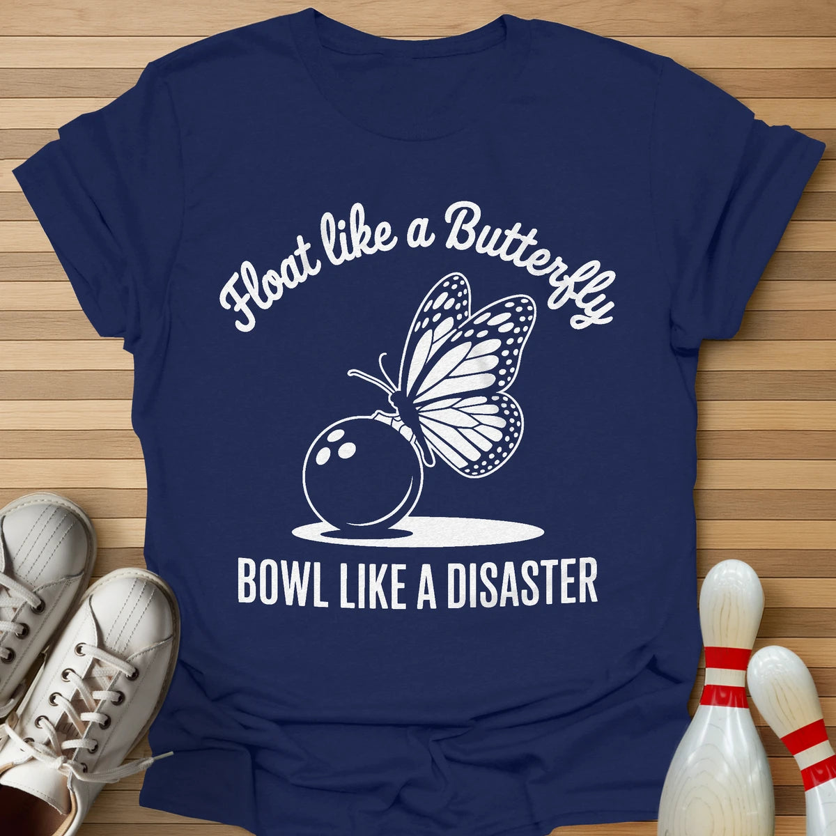 Butterfly Bowling T-Shirt