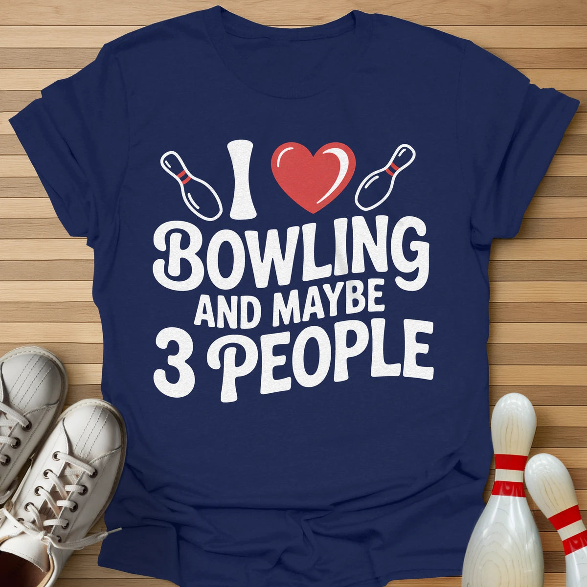I Heart Bowling T-Shirt
