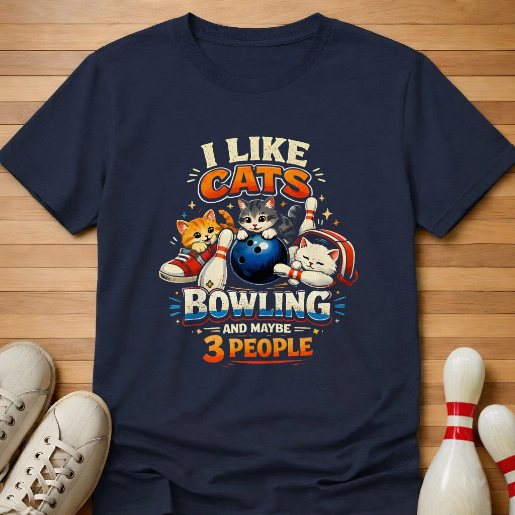 Cats And Bowling T-Shirt