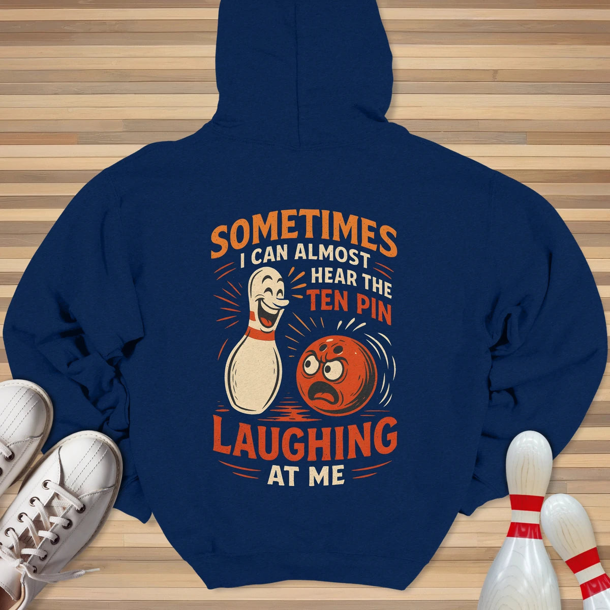 Laughing At Me Retro Hoodie