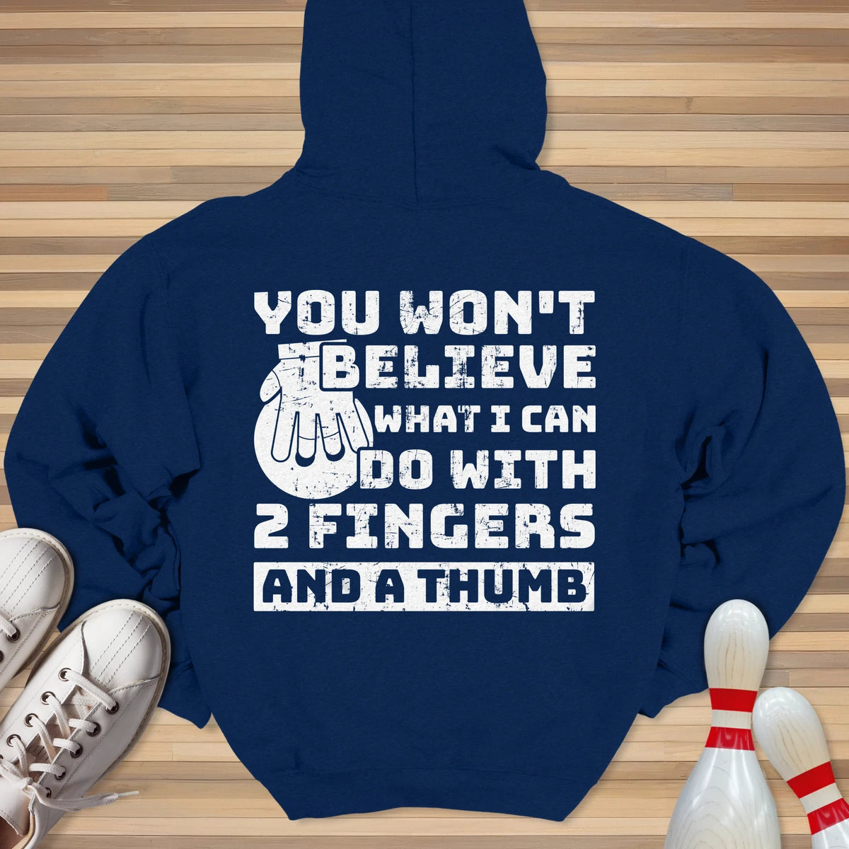 Two Fingers And A Thumb Hoodie