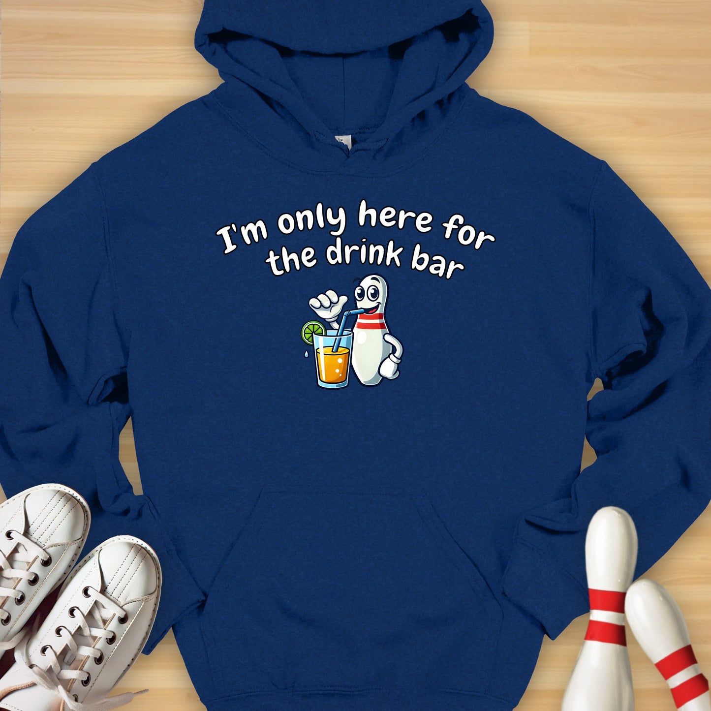 Drink Bar Pin Hoodie