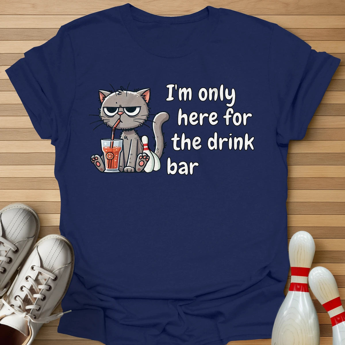 Drink Bar Cat T-Shirt