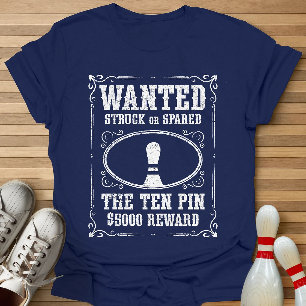 Wanted 10 Pin T-Shirt