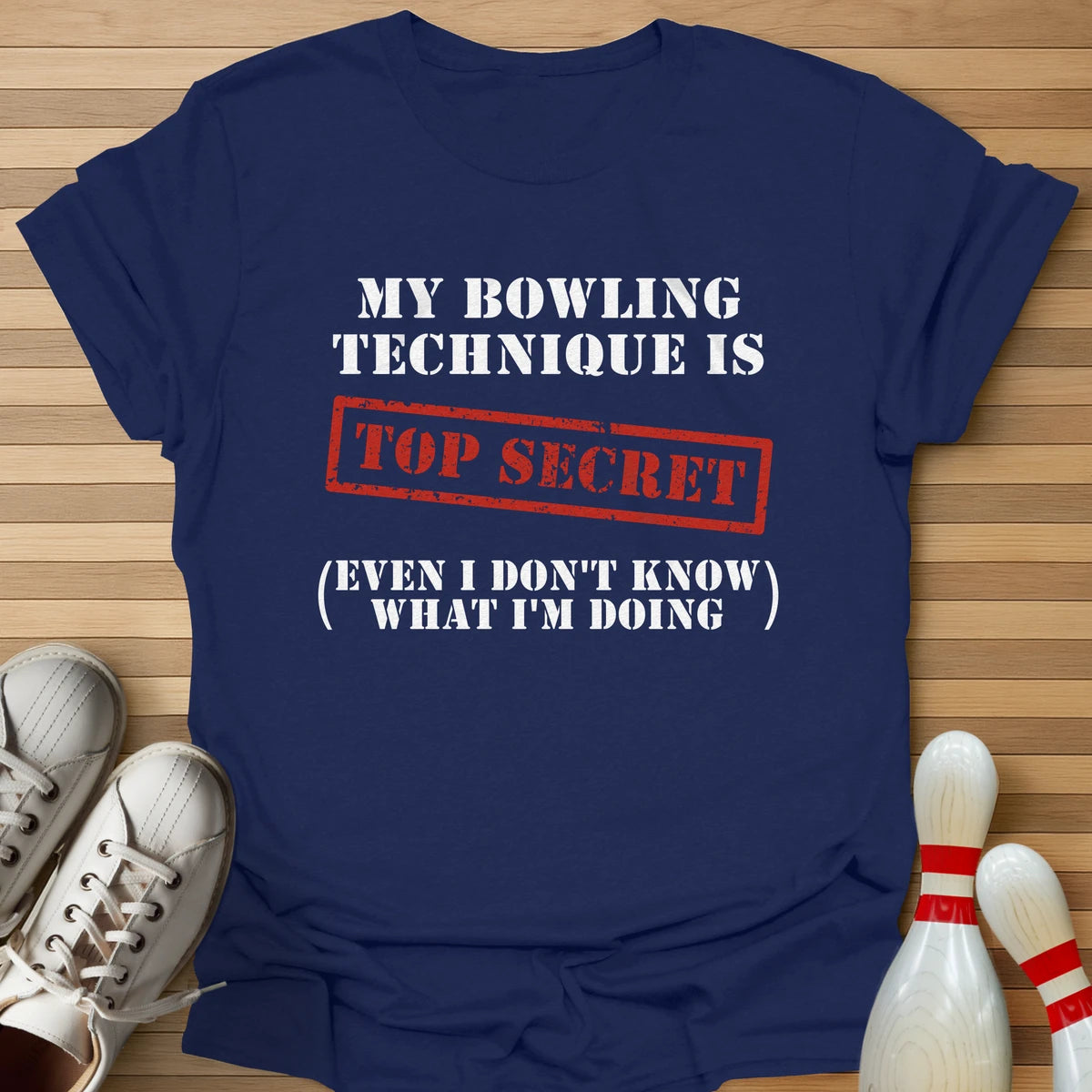Bowling Technique Top Secret T-Shirt