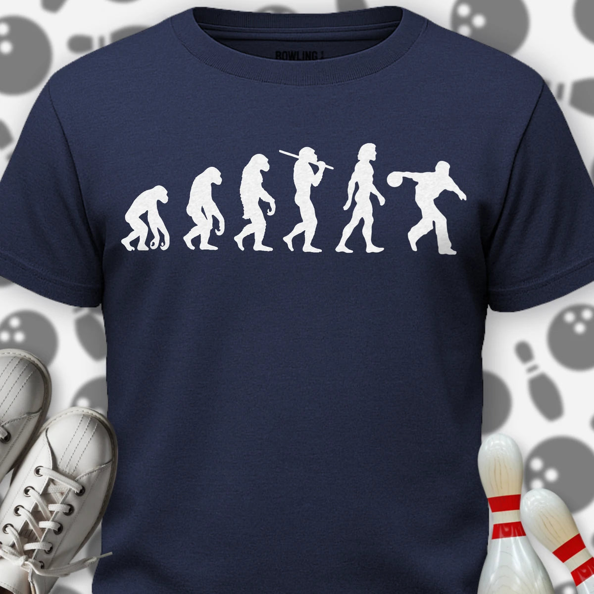 Evolution Of Bowling T-Shirt
