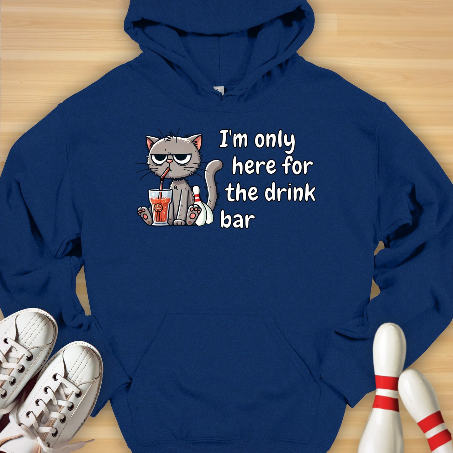 Drink Bar Cat Hoodie