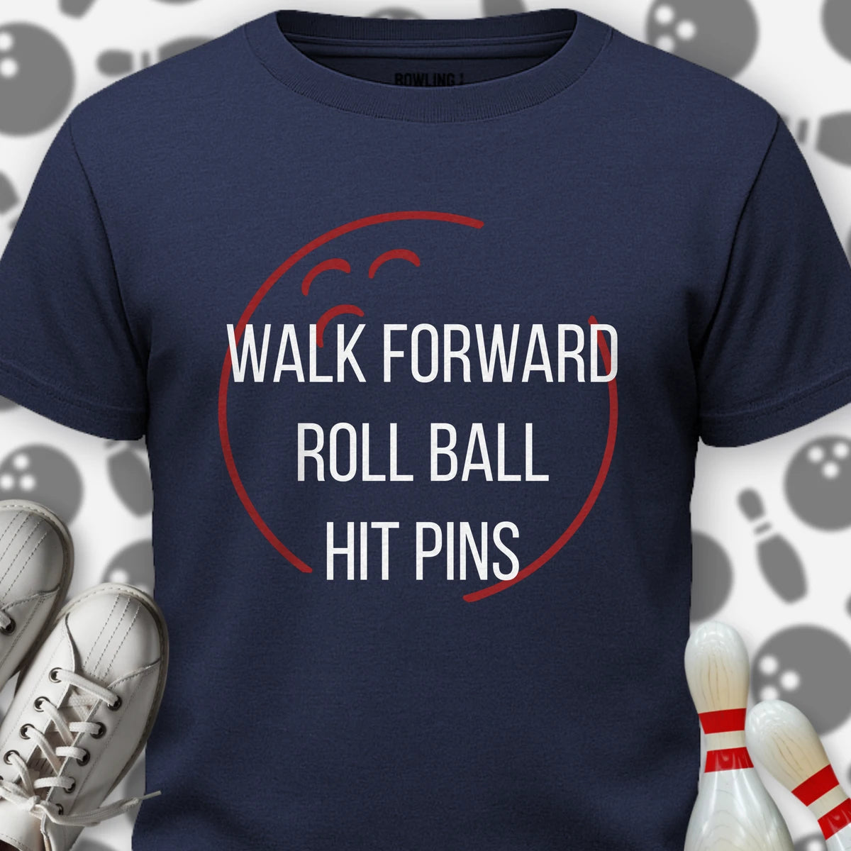Roll Ball Hit Pins T-Shirt