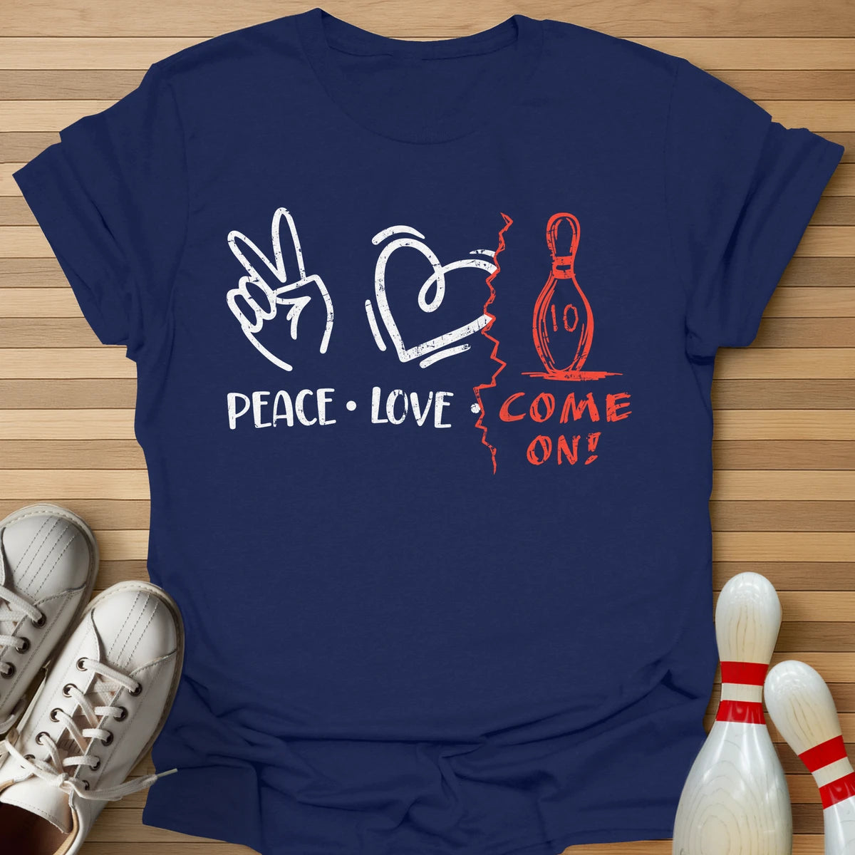 Peace Love Come On T-Shirt