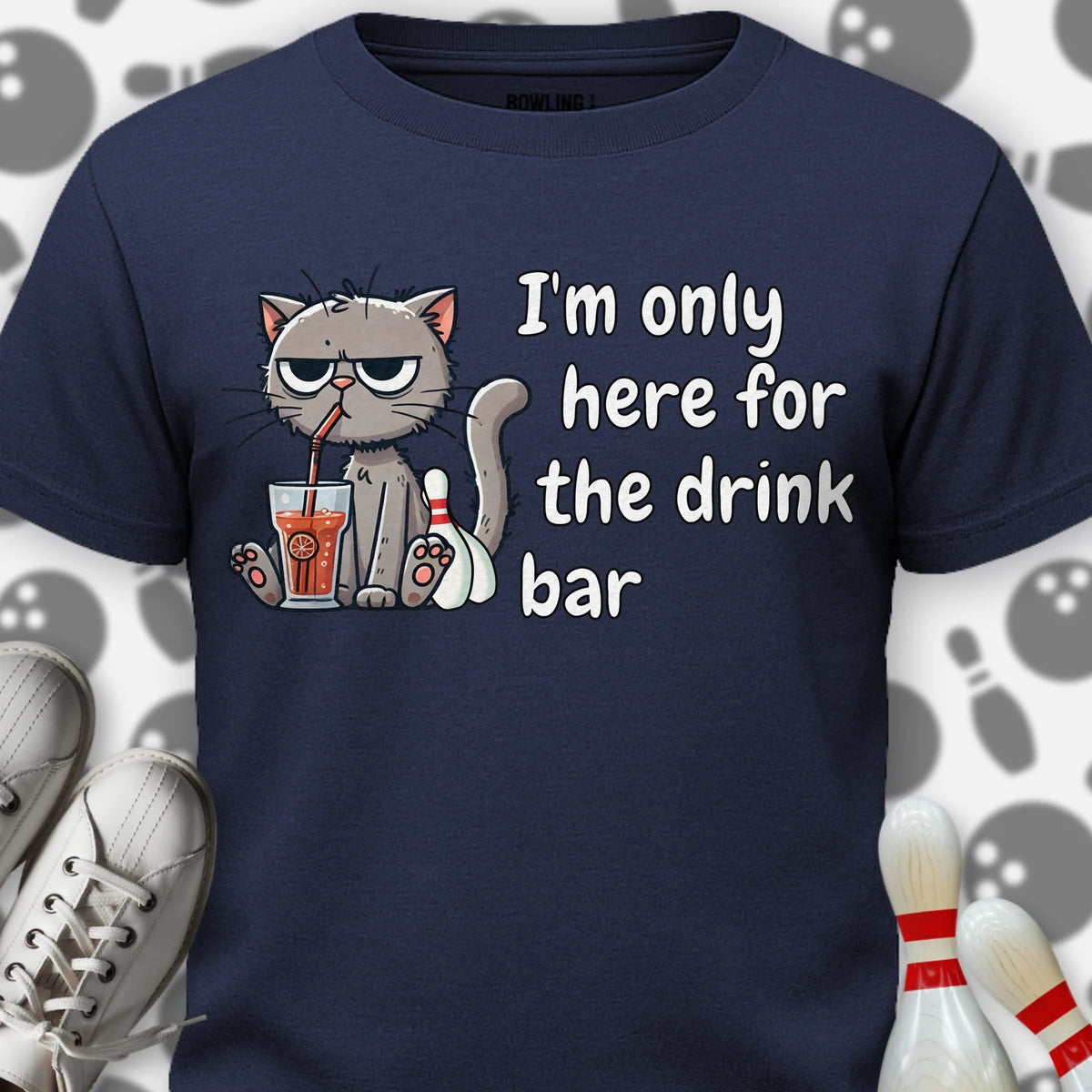 Drink Bar Cat T-Shirt
