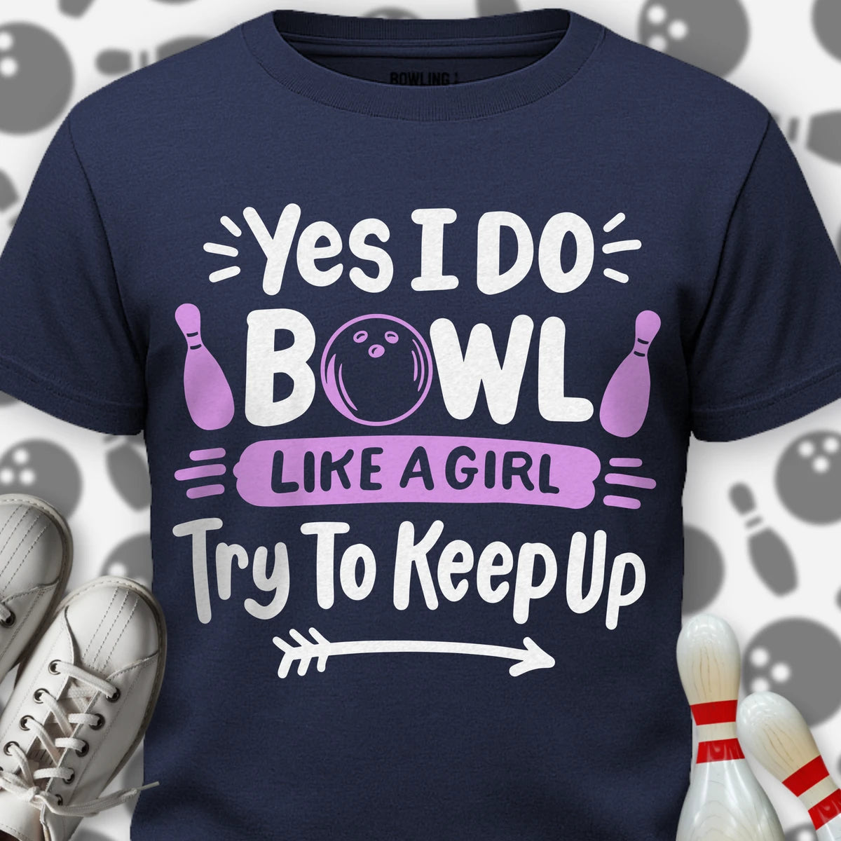 Girl Power Bowling T-Shirt