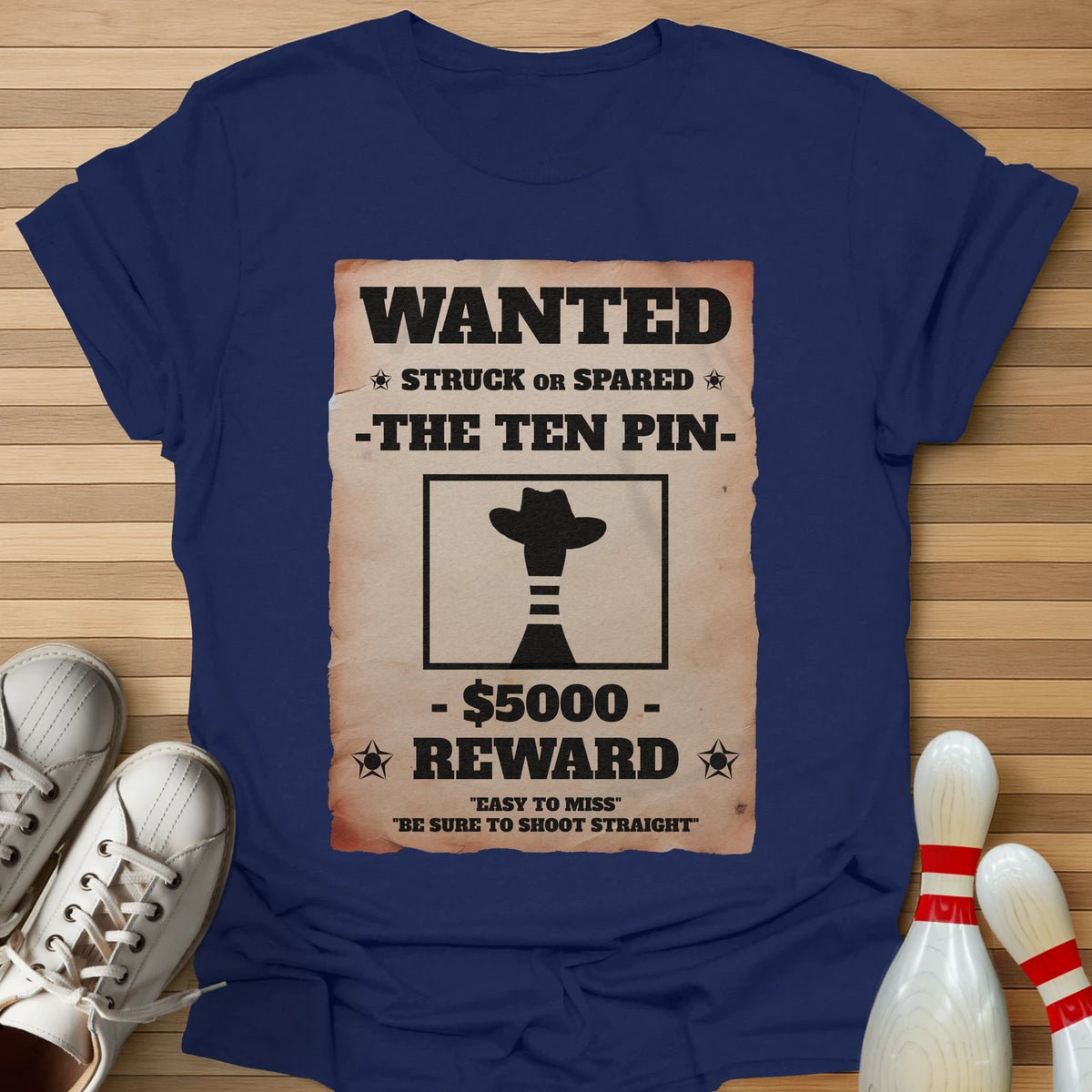 Ten Pin Wanted T-Shirt