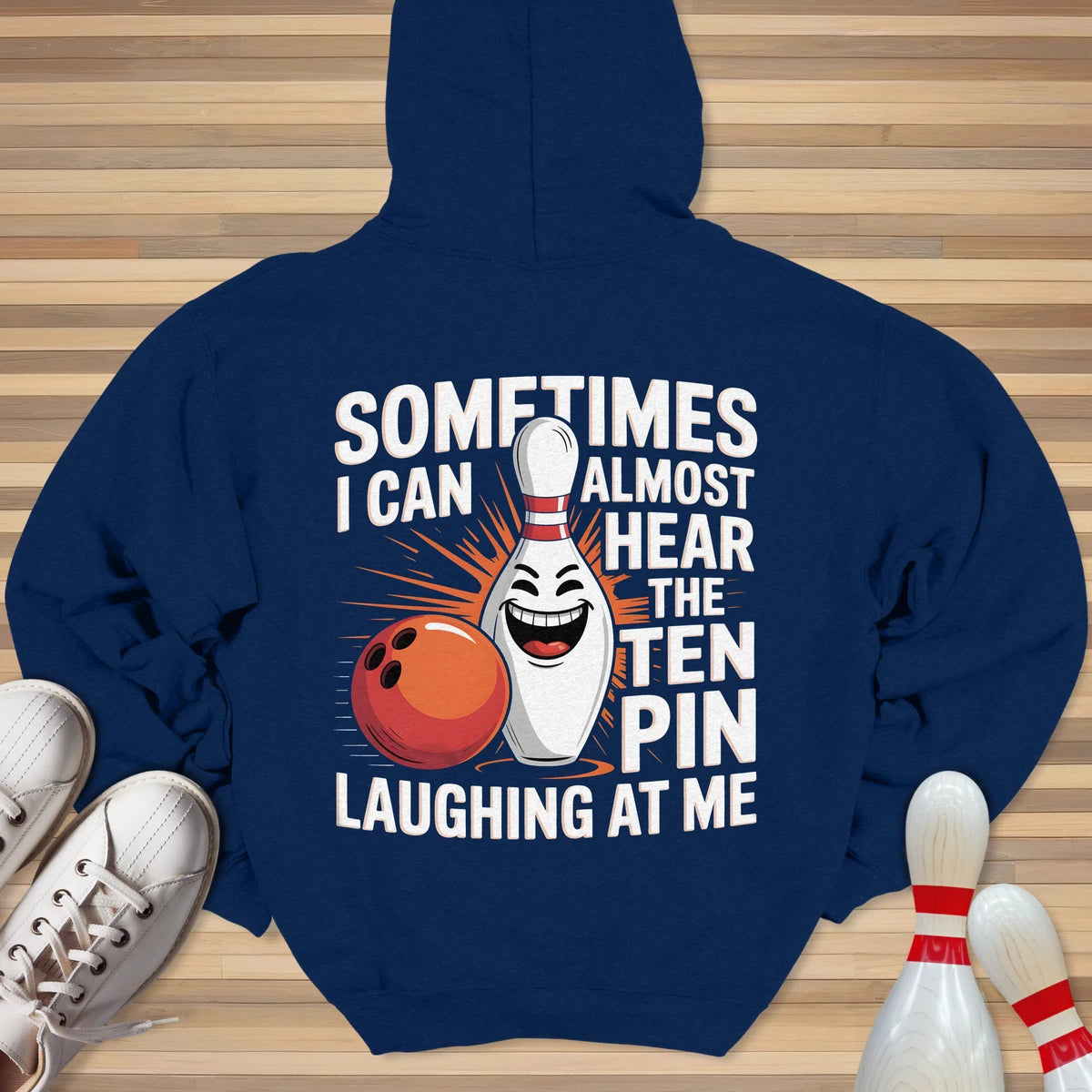 Evil Ten Pin Laughing Hoodie