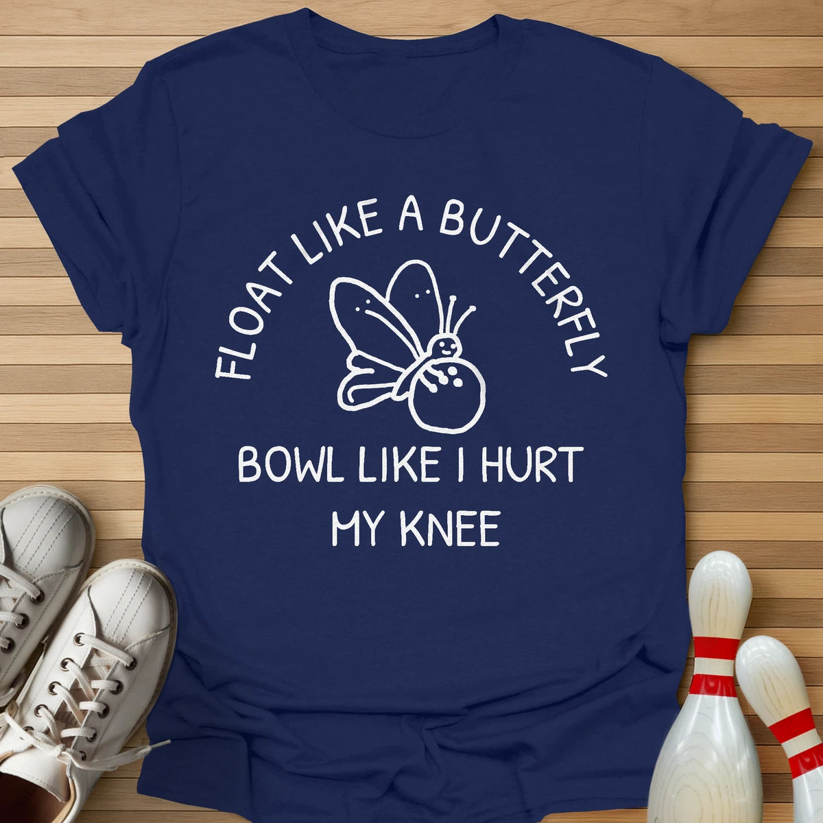 Like I Hurt My Knee Cartoon T-Shirt