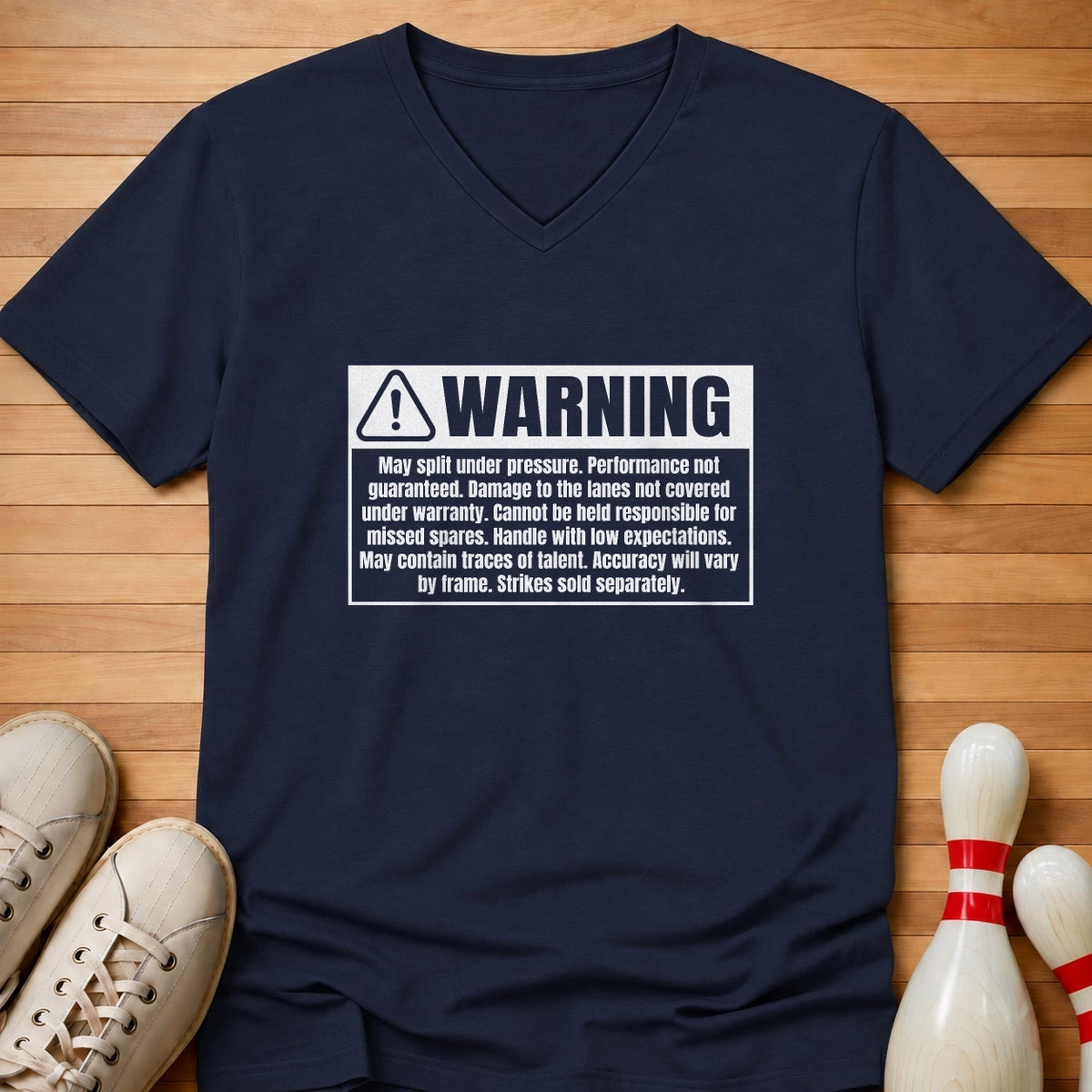 Low Skill Warning Women's V-Neck