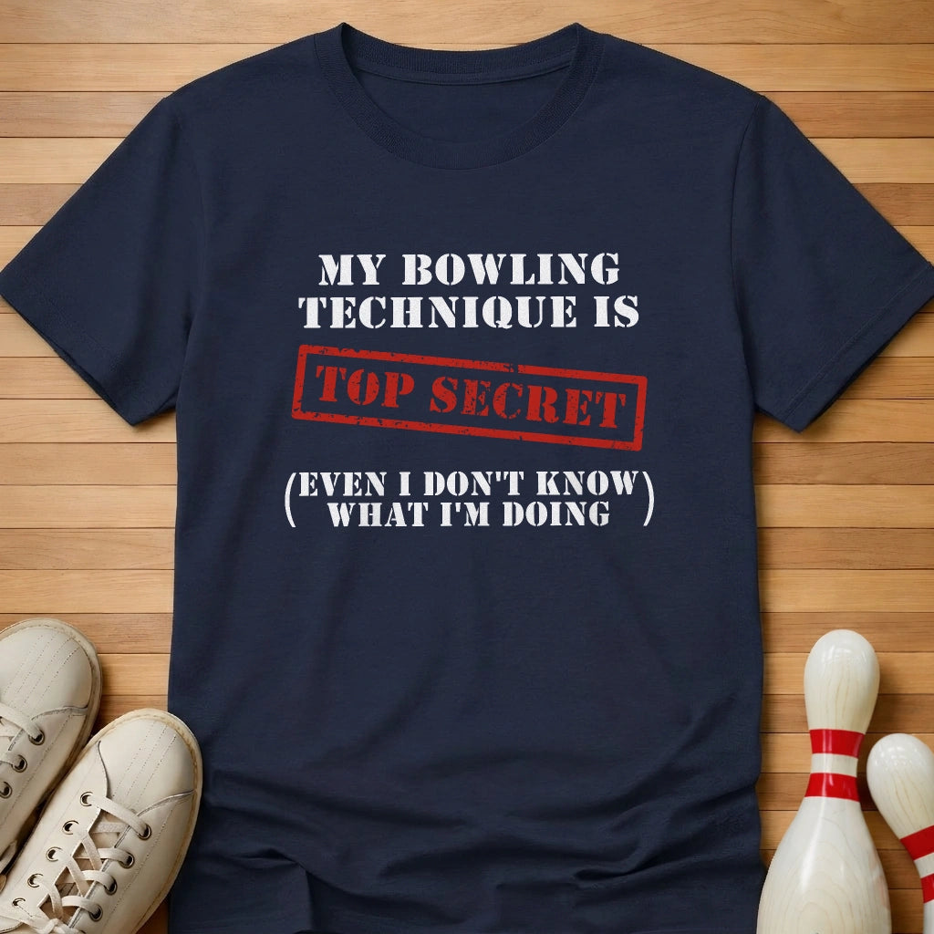 Bowling Technique Top Secret T-Shirt