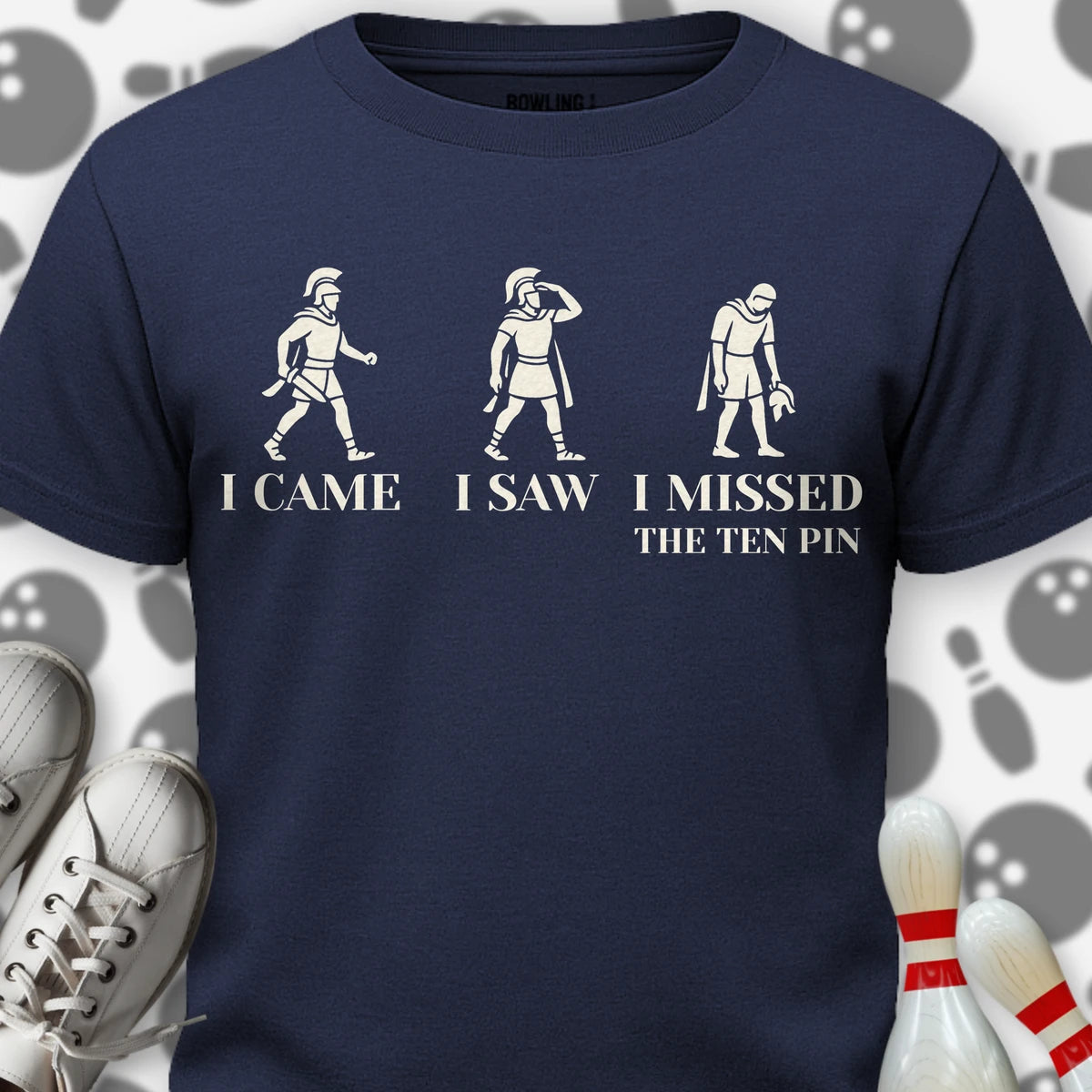 I Came I Saw Ten Pin T-Shirt