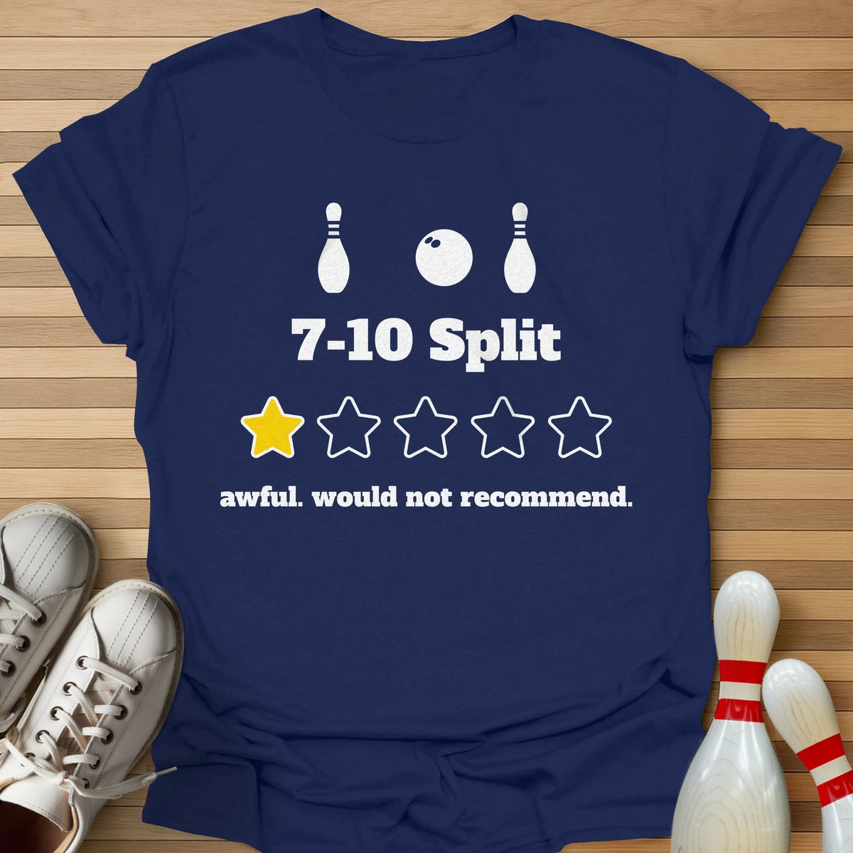 7-10 Split 1 Star Review T-Shirt