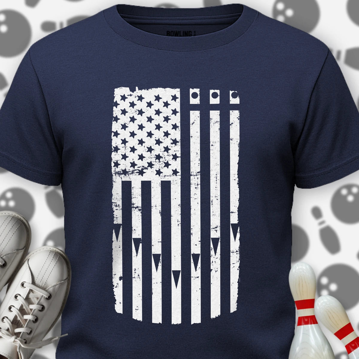 Lane Flag White T-Shirt