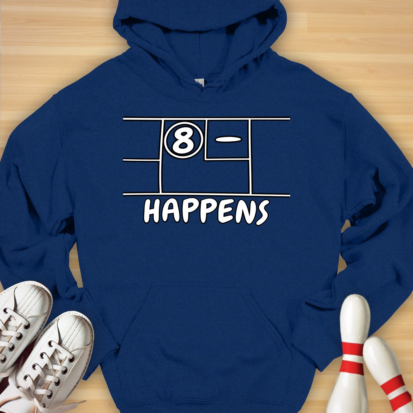 Split Happens Cartoon Hoodie
