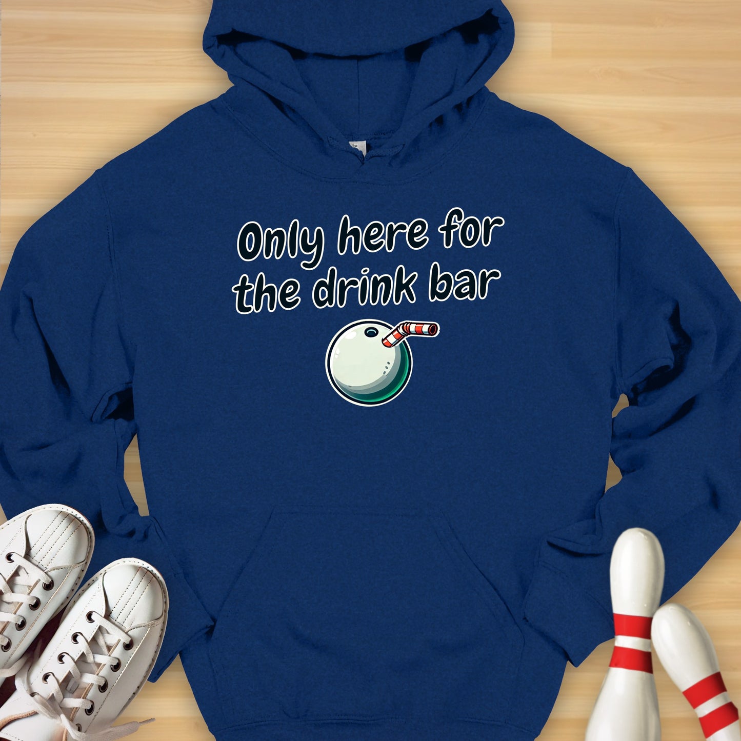 Only Here For The Drink Bar Hoodie
