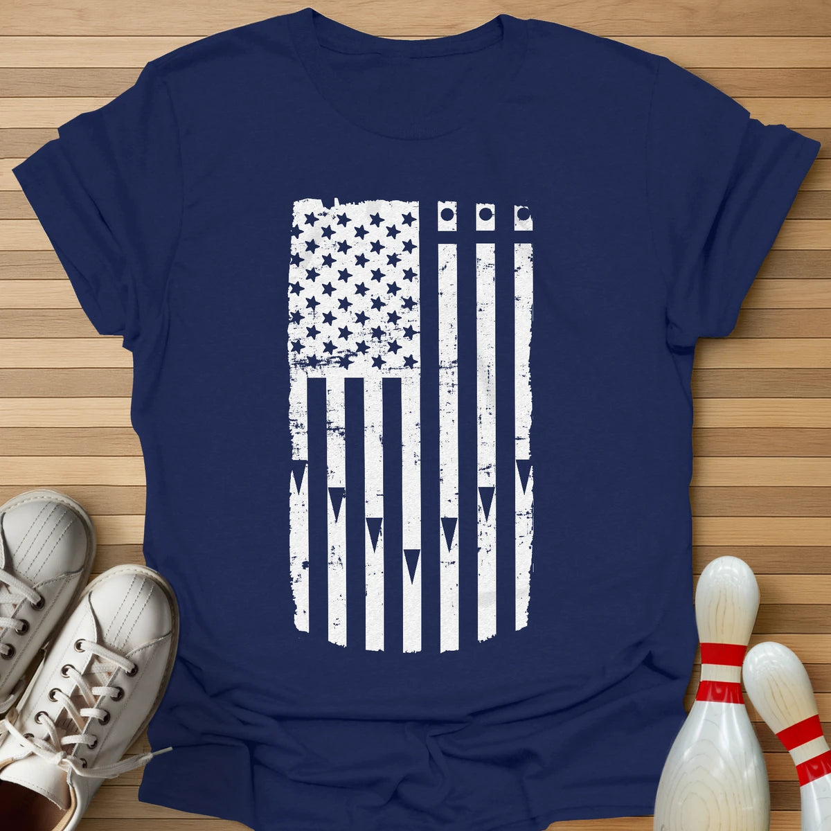 Lane Flag White T-Shirt