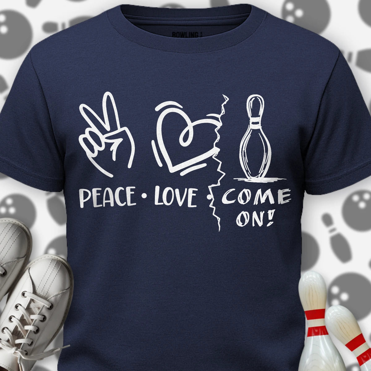 Peace Love COME ON! T-Shirt