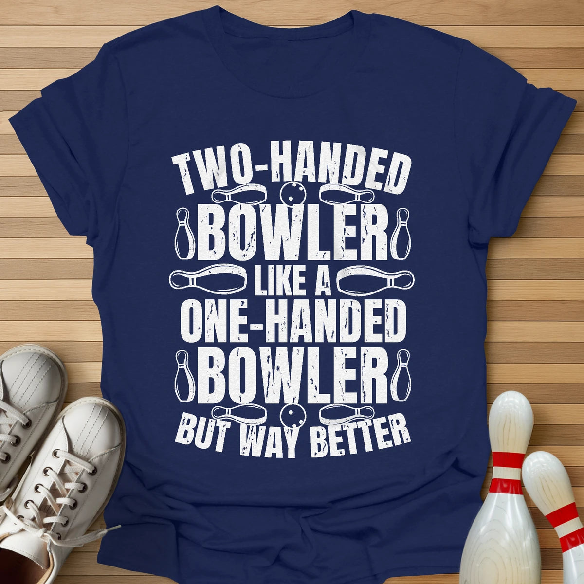 Two Handed Bowler T-Shirt