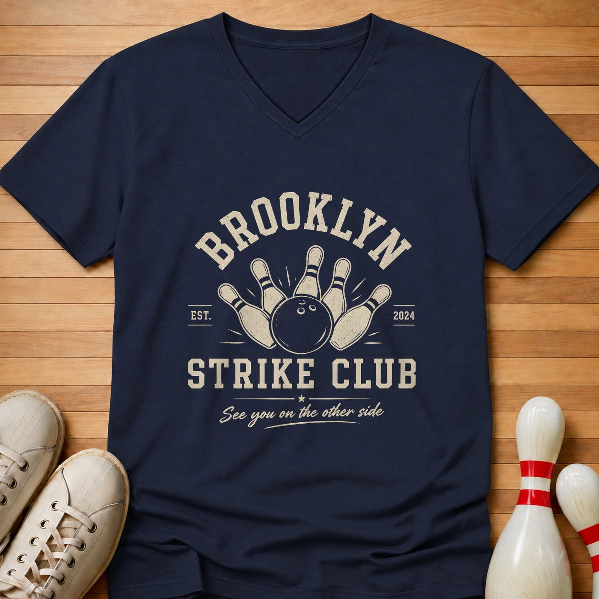 Brooklyn Strike Club Women's V-Neck