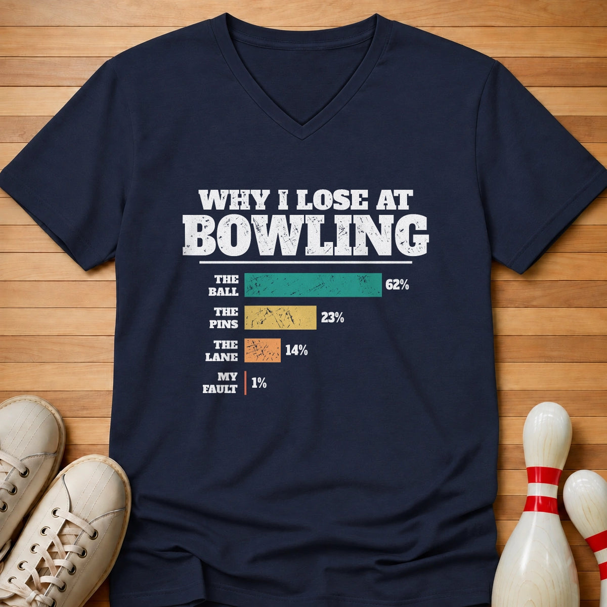 Why I Lose Chart Women's V-Neck