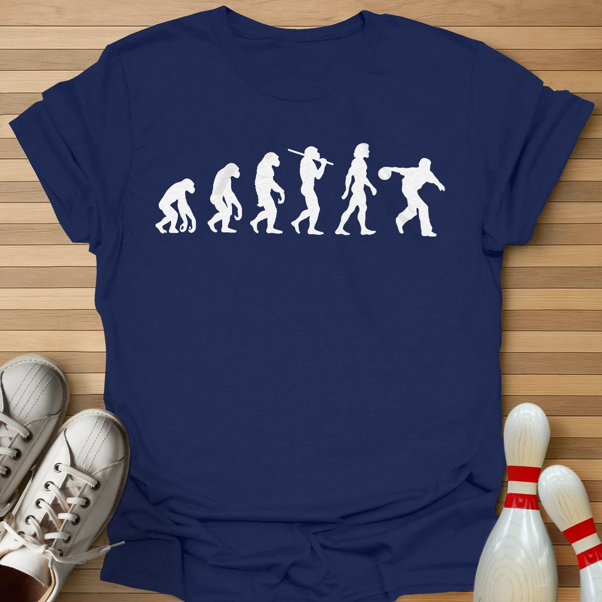 Evolution Of Bowling T-Shirt