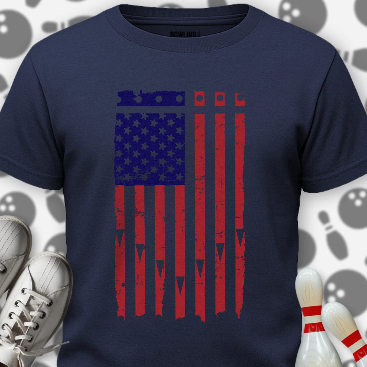 See Through Lane Flag T-Shirt