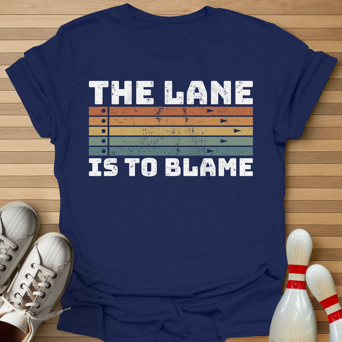 Lane Blame Retro Sunrise T-Shirt