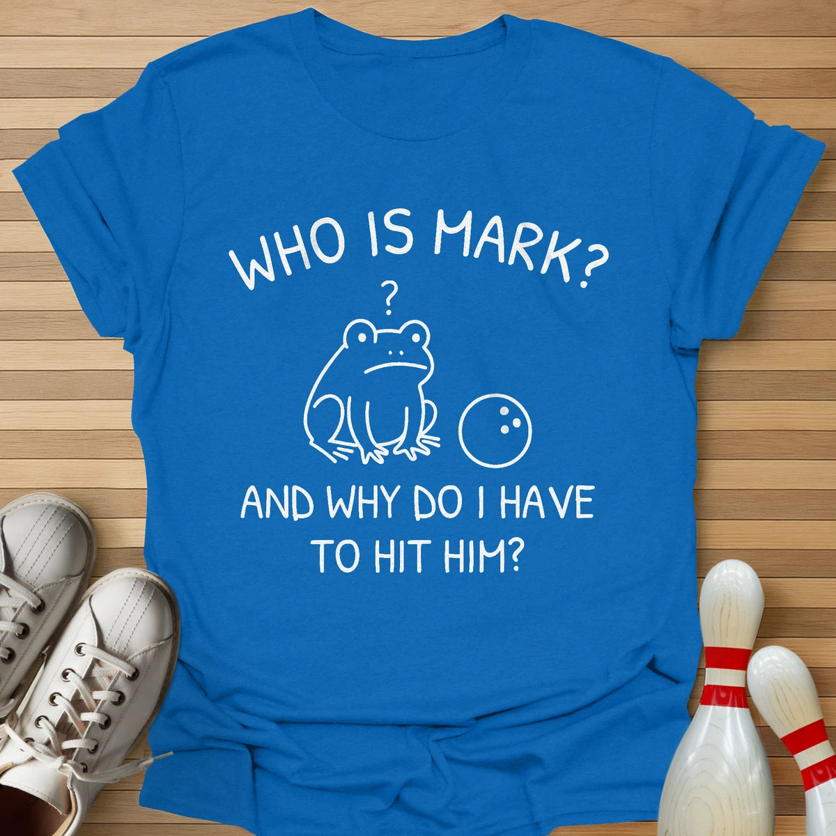 Who Is Mark Cartoon T-Shirt