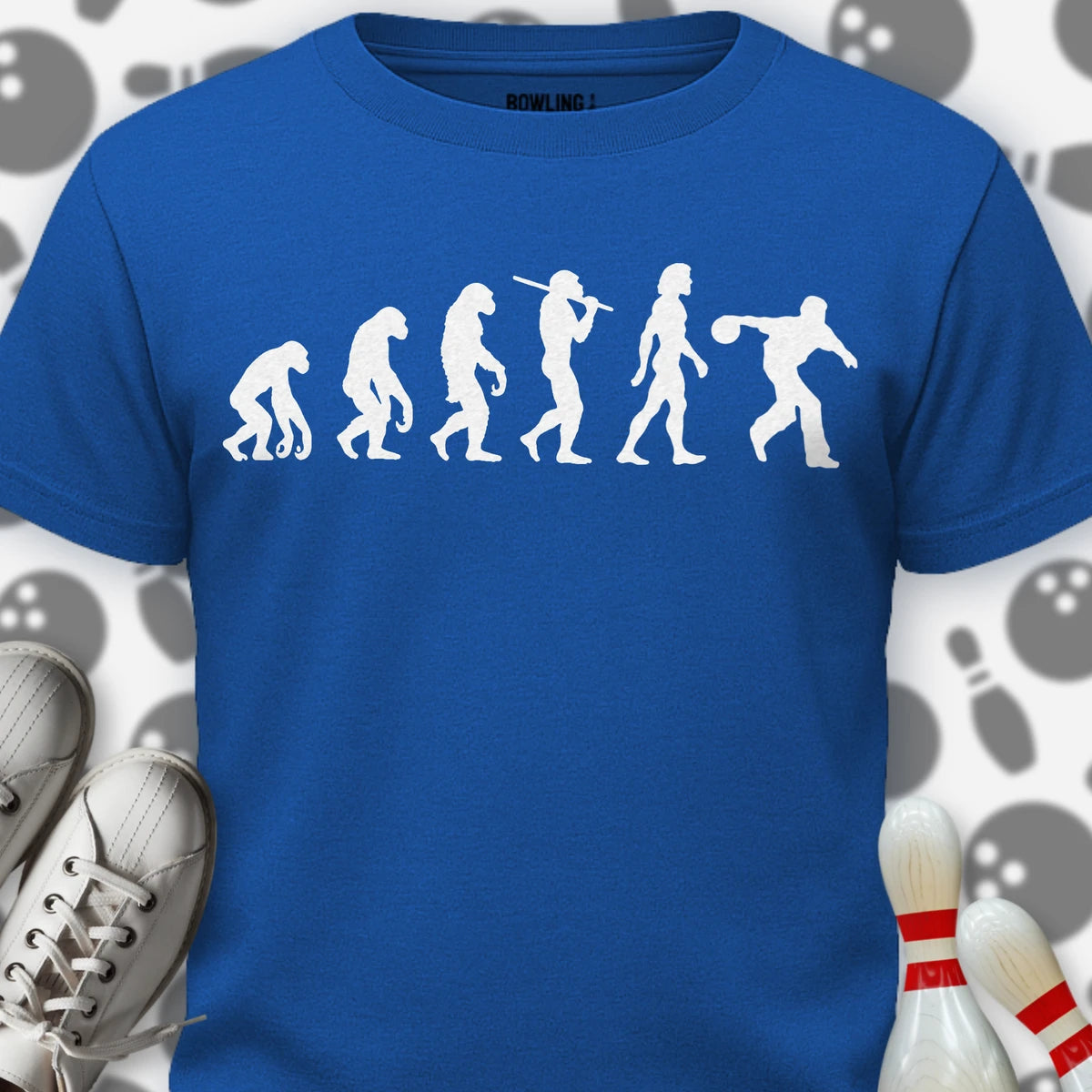 Evolution Of Bowling T-Shirt