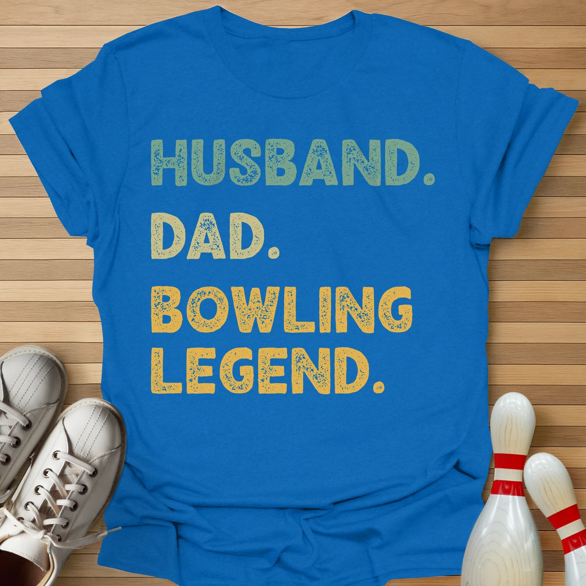Husband Dad Bowling Legend T-Shirt