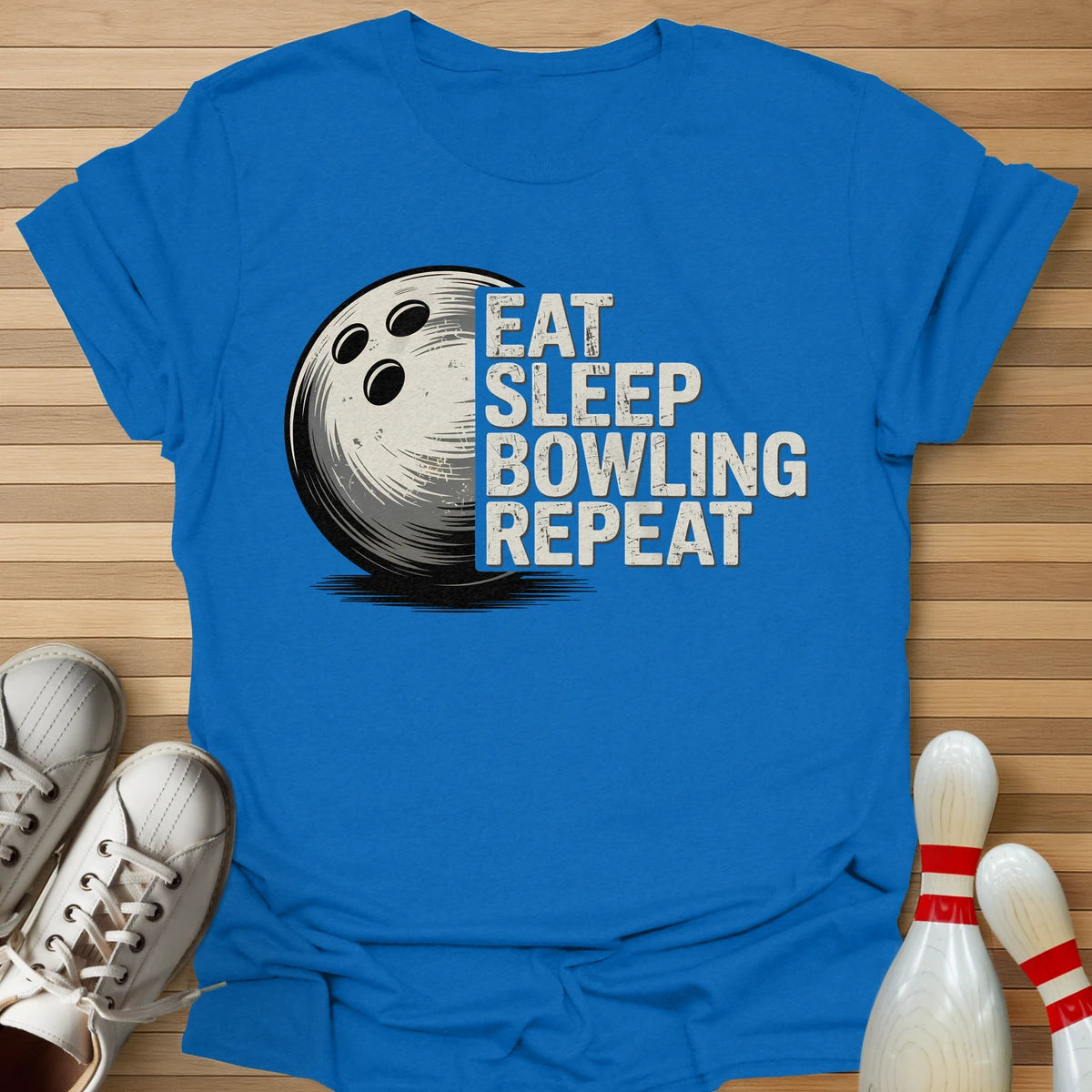 Eat Sleep Bowling Repeat T-Shirt
