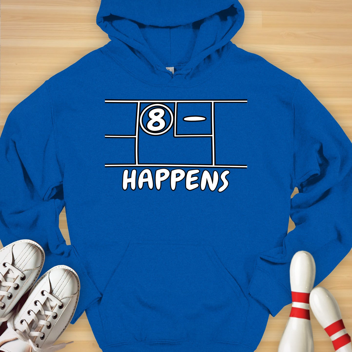 Split Happens Cartoon Hoodie