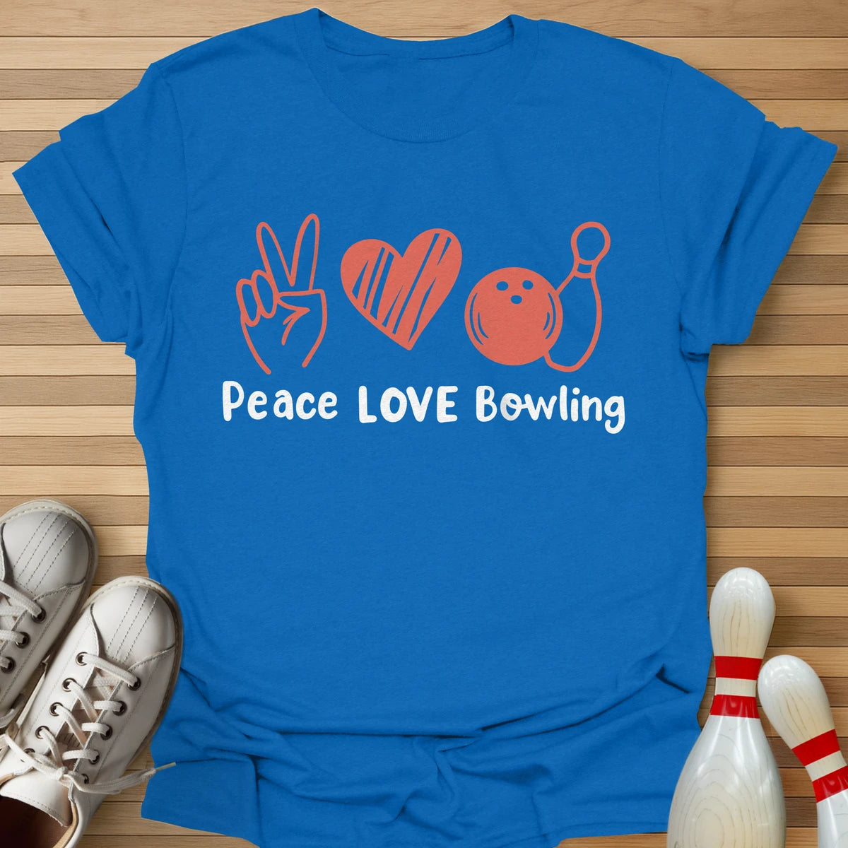 Peace Love & Bowling T-Shirt