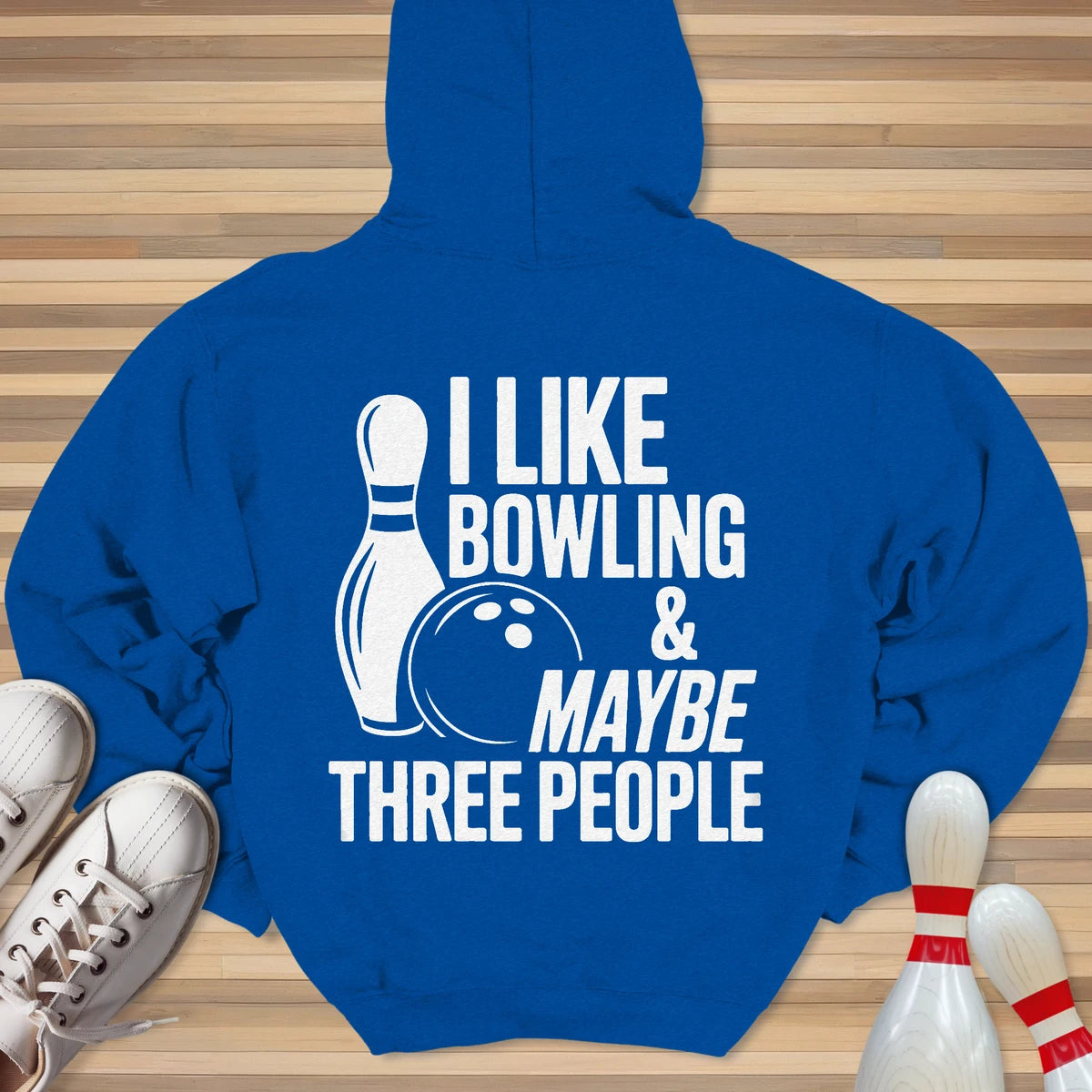 I Like Bowling Hoodie