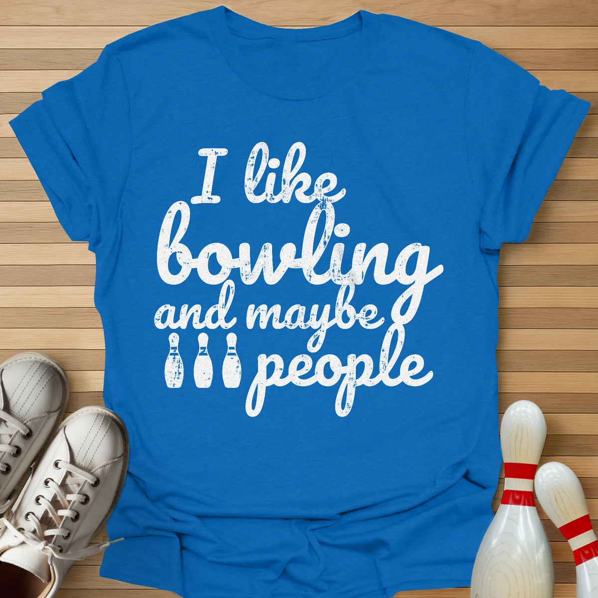 Bowling And 3 People T-Shirt