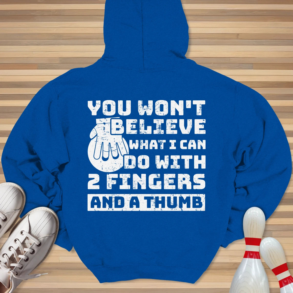 Two Fingers And A Thumb Hoodie