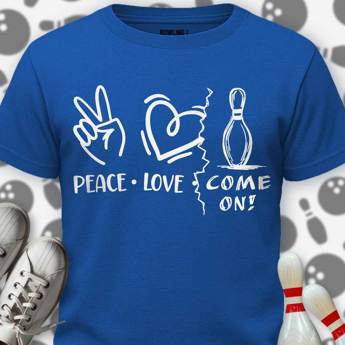 Peace Love COME ON! T-Shirt