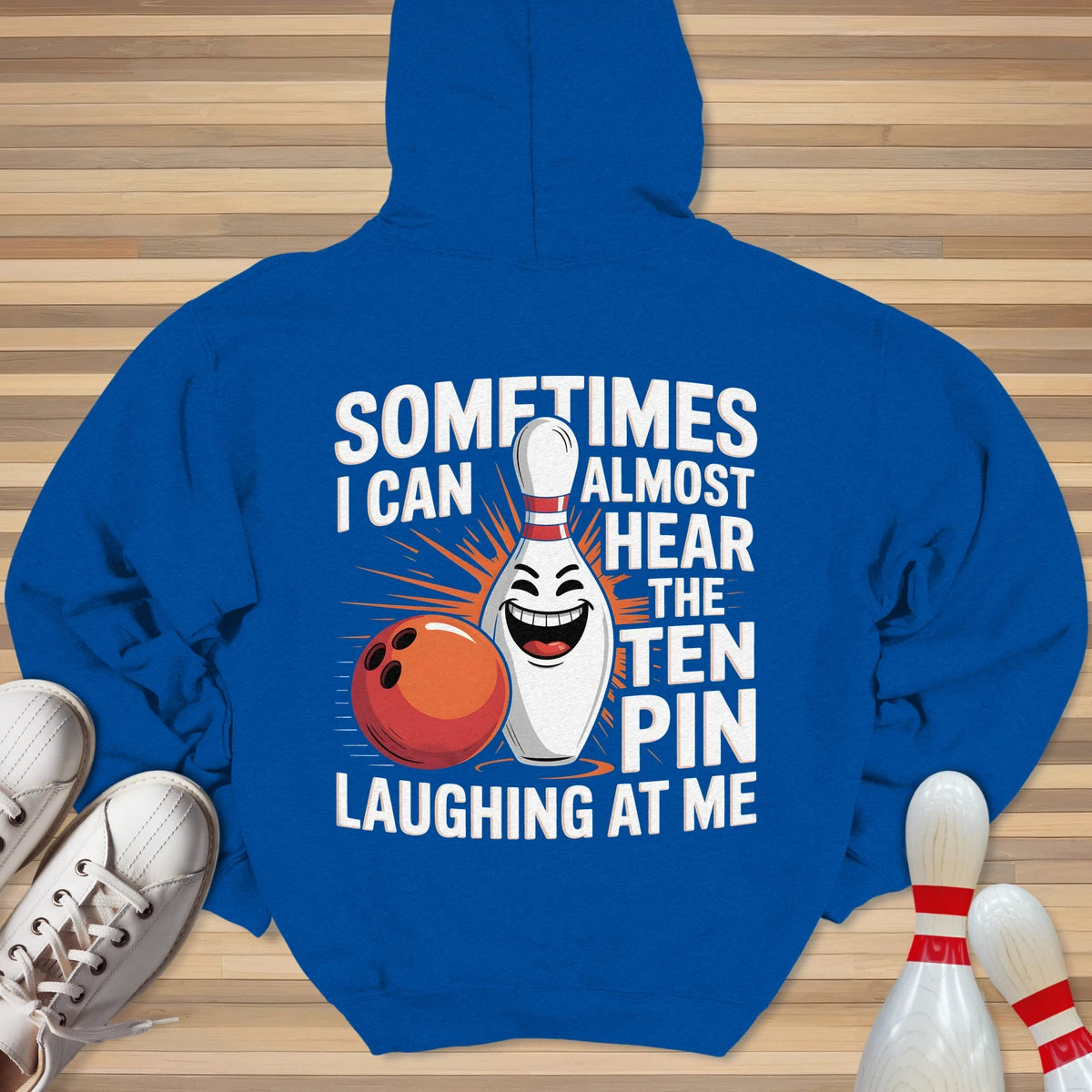Evil Ten Pin Laughing Hoodie