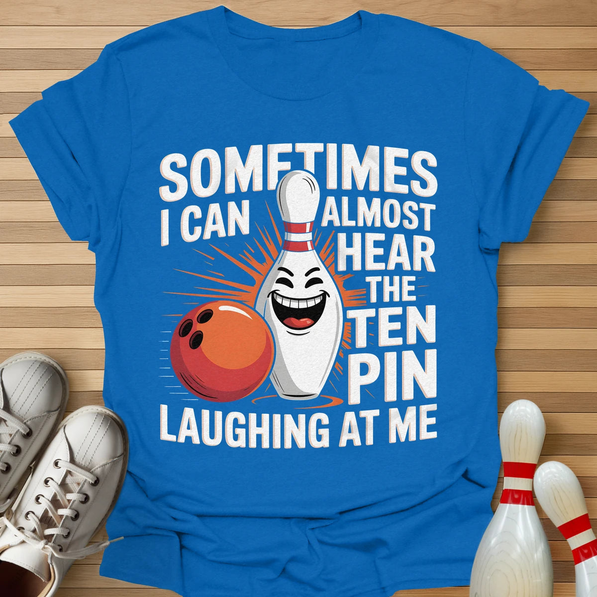Evil Ten Pin Laughing T-Shirt