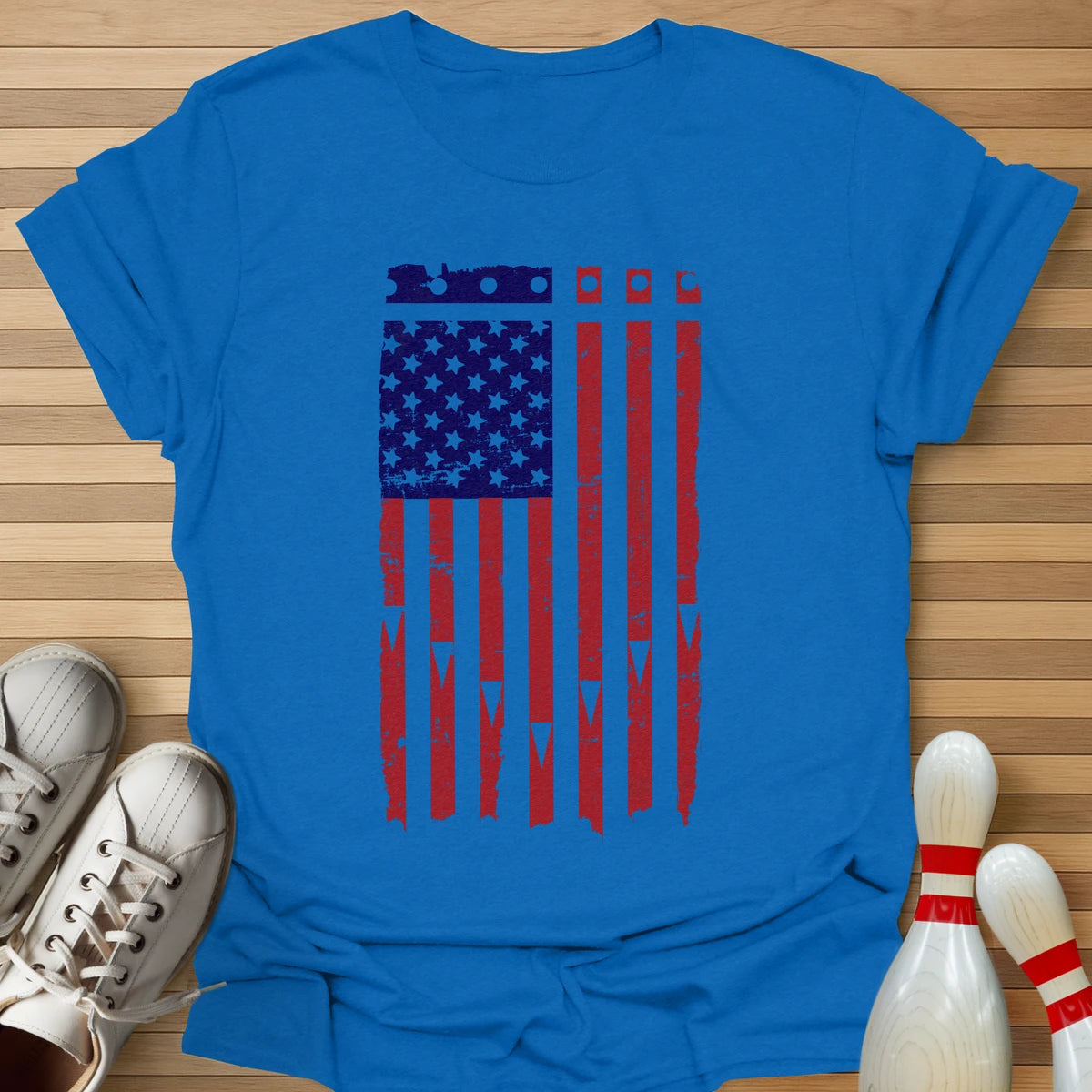 See Through Lane Flag T-Shirt