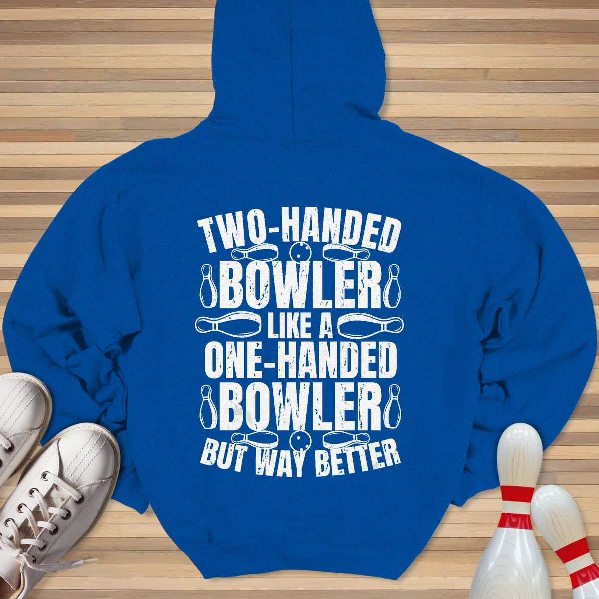 Two Handed Bowler Hoodie