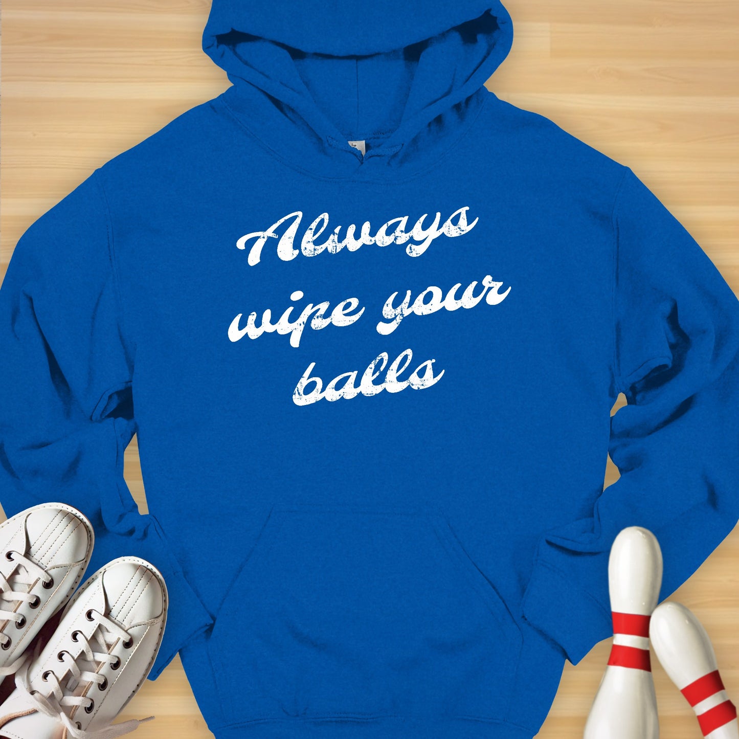 Always Wipe Retro Hoodie