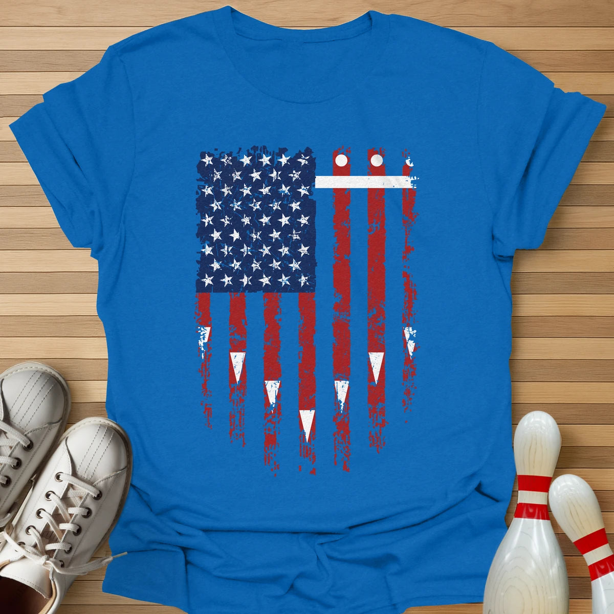 Bowling Lane Flag T-Shirt