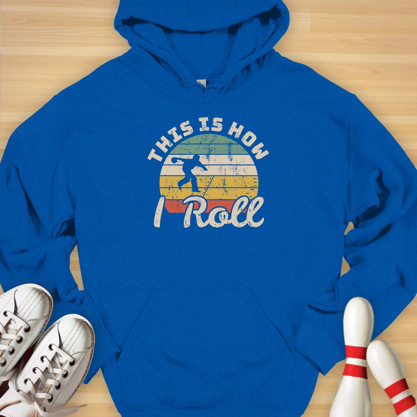 How I Roll Retro Sunrise Hoodie